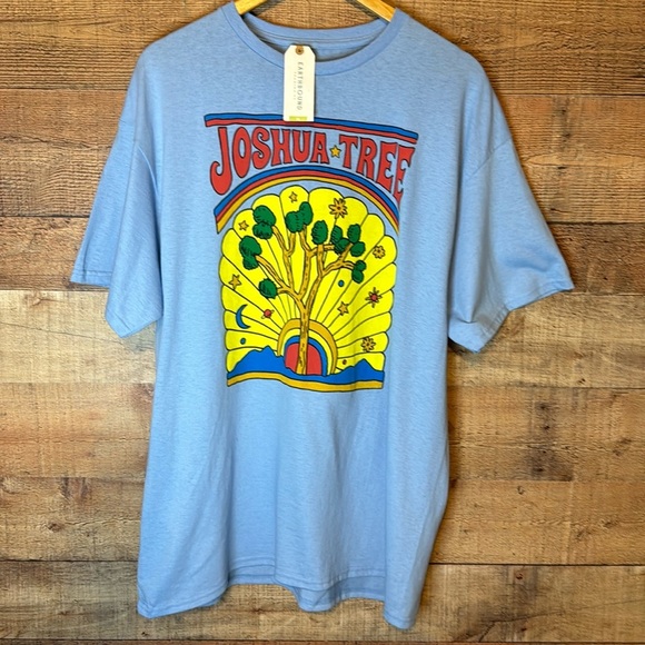 National Parks Society Other - National Parks Society Joshua Tree Unisex Tee Size X-Large Blue US Cotton